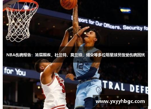 NBA伤病报告：浓眉眼疾，杜兰特、莫兰特、锡安等多位明星球员饱受伤病困扰